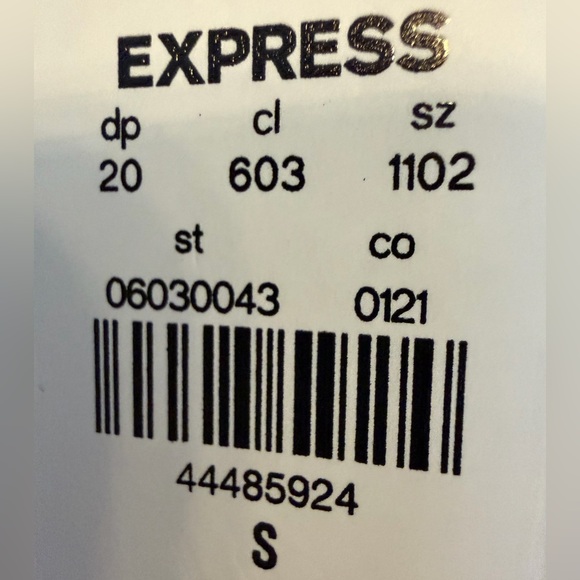 EXPRESS FLOWER PRINT BUTTON DOWN Cotton SHIRT TOP SIZE SMALL SLIM WOMENS - Picture 8 of 13